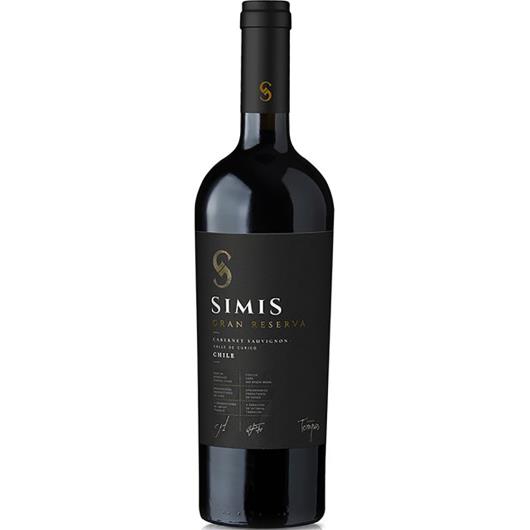 Vinho chileno tinto seco Simis Gran Reserva cabernet 750ml - Imagem em destaque