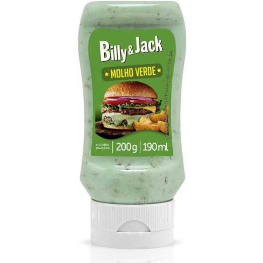 Molho verde Billy & Jack 200g - Imagem em destaque