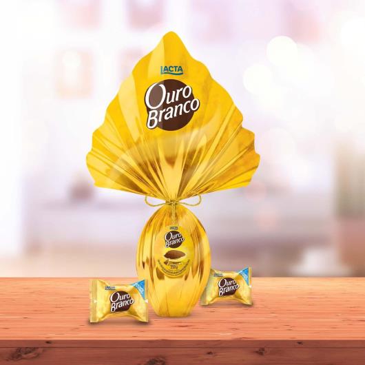 Ovo de páscoa número 20 Lacta Ouro Branco 359g - Imagem em destaque