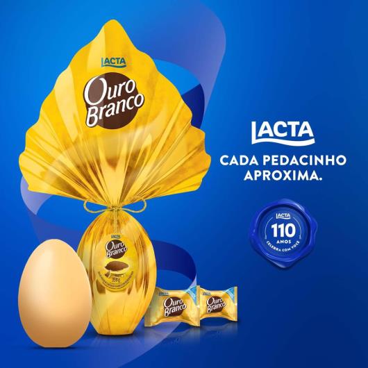 Ovo de páscoa número 20 Lacta Ouro Branco 359g - Imagem em destaque