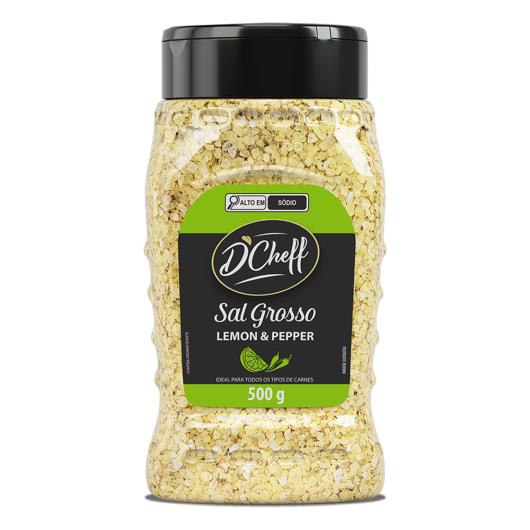 Sal grosso D'Cheff lemon pepper 500g - Imagem em destaque
