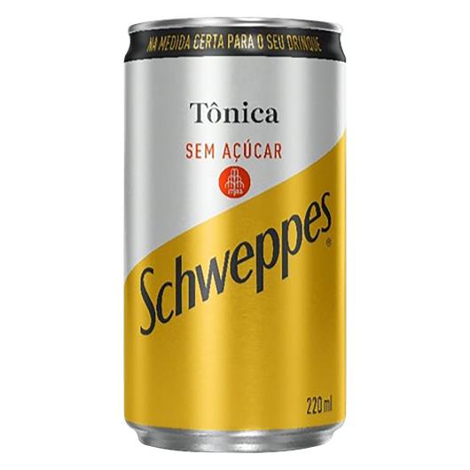 Água Tônica Zero Açúcar Schweppes Lata 220ml - Imagem em destaque