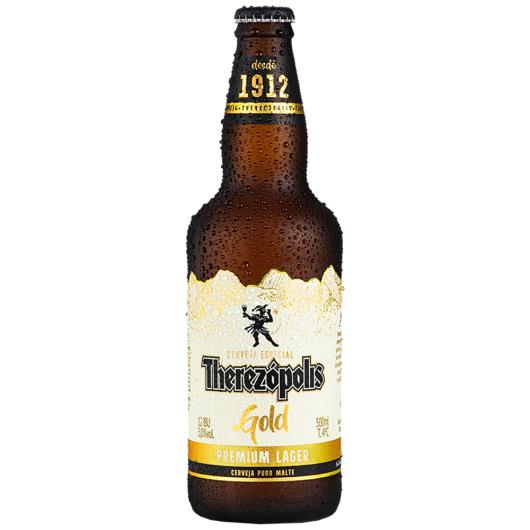 Cerveja Therezópolis especial gold premium lager Garrafa 500ml - Imagem em destaque