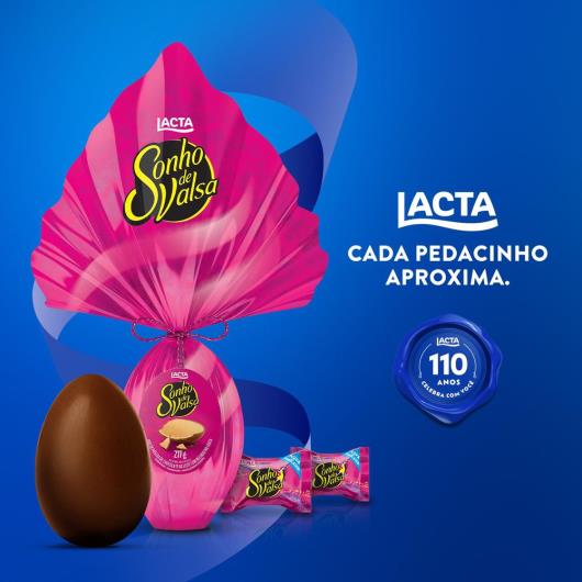 Ovo de Páscoa Lacta Sonho de Valsa 277g - Imagem em destaque