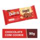 Chocolate GAROTO BATON Cookie Tablete 90g - Imagem 7891008117165-(1).jpg em miniatúra