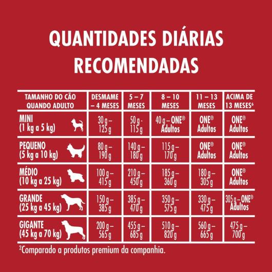 Alimento para Cães filhote Purina One frango e carne 700g - Imagem em destaque