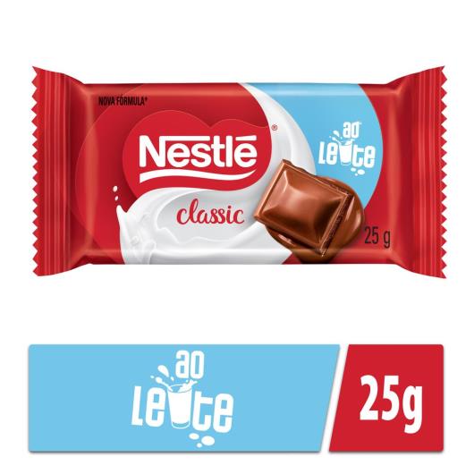 Chocolate NESTLÉ CLASSIC ao Leite 25g - Imagem em destaque