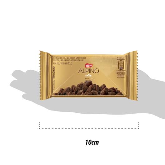 Chocolate ALPINO ao Leite 25g - Imagem em destaque