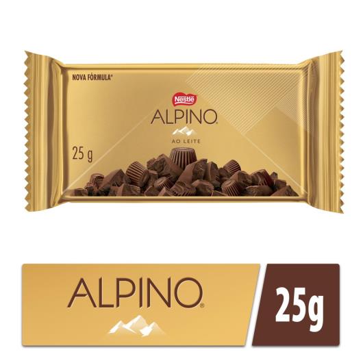 Chocolate ALPINO ao Leite 25g - Imagem em destaque