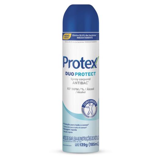 Álcool Líquido 65º INPM Protex Duo Protect 185ml Spray - Imagem em destaque