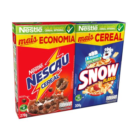 Cereal Matinal Nescau Cereal + Snow Flakes 570g - Imagem em destaque