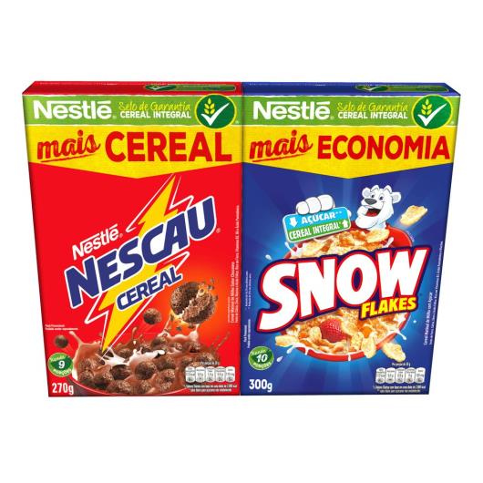 Cereal Matinal Nescau Cereal + Snow Flakes 570g - Imagem em destaque