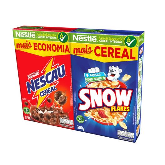 Cereal Matinal Nescau Cereal + Snow Flakes 570g - Imagem em destaque