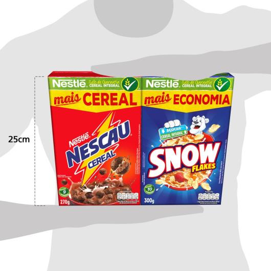 Cereal Matinal Nescau Cereal + Snow Flakes 570g - Imagem em destaque
