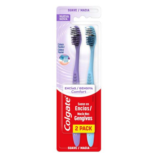 Escova Dental Macia Colgate Gengiva Comfort 2 Unidades - Imagem em destaque