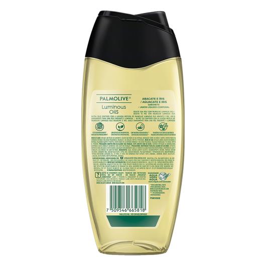 Sabonete Líquido Abacate e íris Palmolive Luminous Oils Frasco 250ml - Imagem em destaque