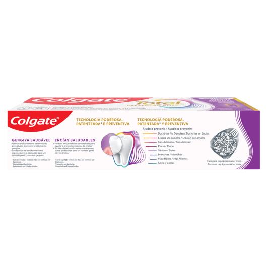 Creme Dental Zero Álcool Gengiva Saudável Colgate Total Prevenção Ativa 90g - Imagem em destaque