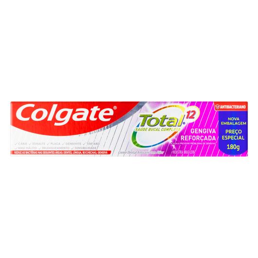 Creme Dental Colgate Total 12 Gengiva Reforçada Caixa 180g - Imagem em destaque