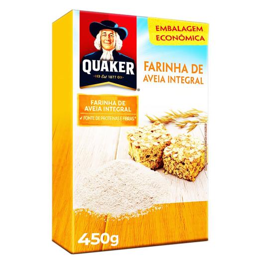 Farinha de Aveia Integral Quaker Embalagem Econômica 450g - Imagem em destaque