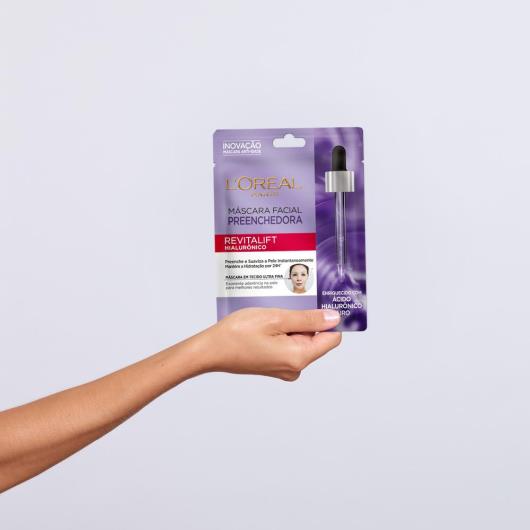 Máscara Facial em Tecido Anti-idade L'Oréal Paris Revitalift Hialurônico 30g - Imagem em destaque