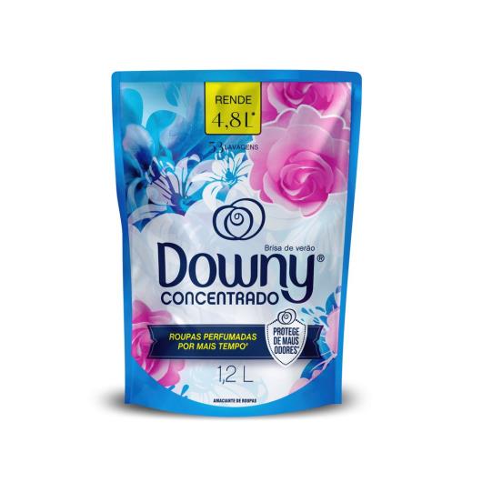 Amaciante de Roupa Concentrado Brisa de Verão Downy Sachê 1,2l - Imagem em destaque