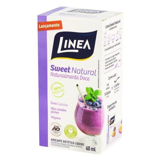 Adoçante Líquido Linea Sweet Natural Caixa 60ml - Imagem em destaque