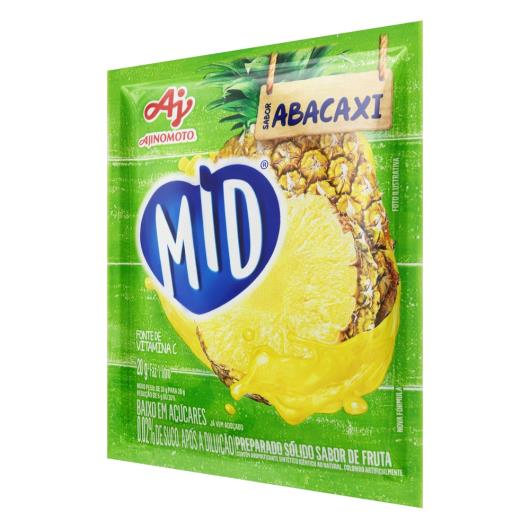 Refresco em Pó Abacaxi Mid Pacote 20g - Imagem em destaque