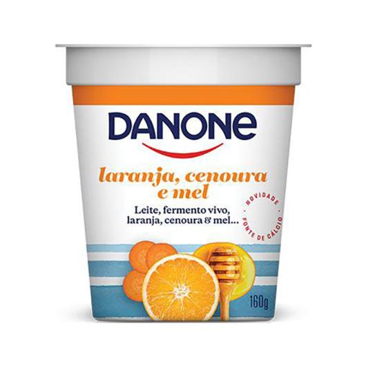 Iogurte Natural Danone Laranja Cenoura e Mel 160g - Imagem em destaque