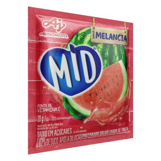 Refresco em pó MID® Melancia 20g - Imagem em destaque