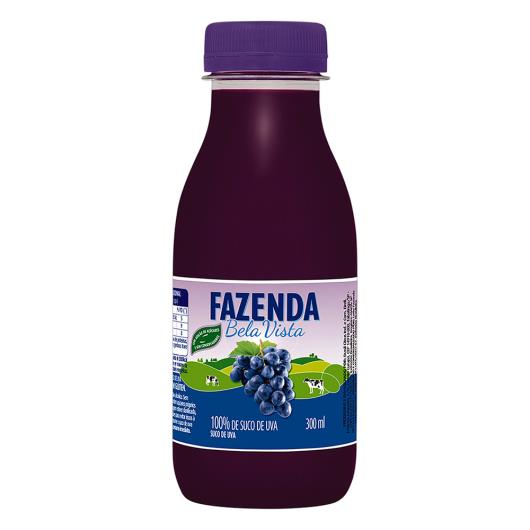 Suco Uva Fazenda Bela Vista Garrafa 300ml - Imagem em destaque