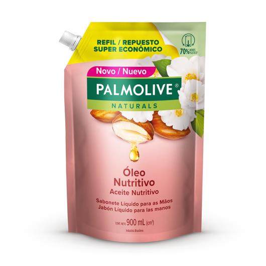 Sabonete Líquido Óleo Nutritivo para as Mãos Palmolive Naturals Sachê 900ml  Refil Super Econômico - Sonda Supermercado Delivery