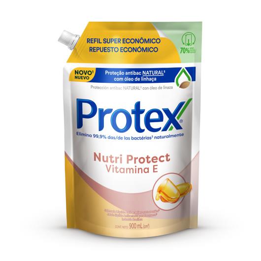 Sabonete Líquido Antibacteriano Para as Mãos Protex Nutri Protect Vitamina E Sachê 900ml Refil Super Econômico - Imagem em destaque