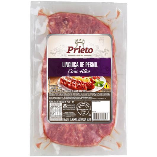 Linguiça de pernil com alho Prieto 500g - Imagem em destaque