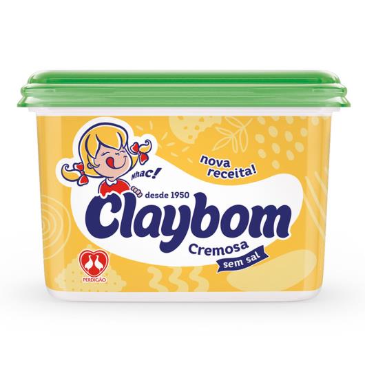 Margarina Cremosa sem Sal Claybom Pote 500g - Imagem em destaque