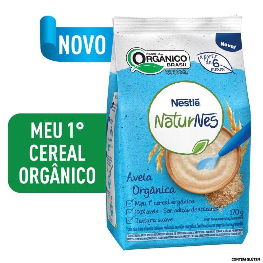 Aveia Orgânica Nestlé Naturnes 170g - Imagem em destaque