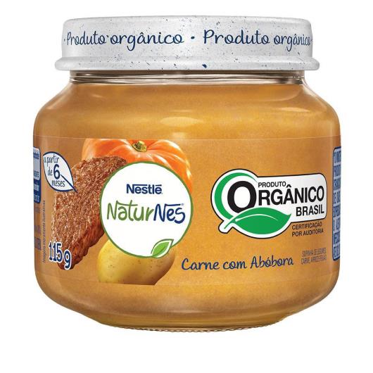 Papinha Orgânica Nestlé Naturnes Carne com Abóbora 115g - Imagem em destaque