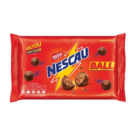 Chocolate ao Leite Nestlé Nescau Ball Pacote 75g - Imagem em destaque