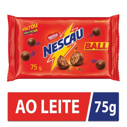 Chocolate ao Leite Nestlé Nescau Ball Pacote 75g - Imagem em destaque