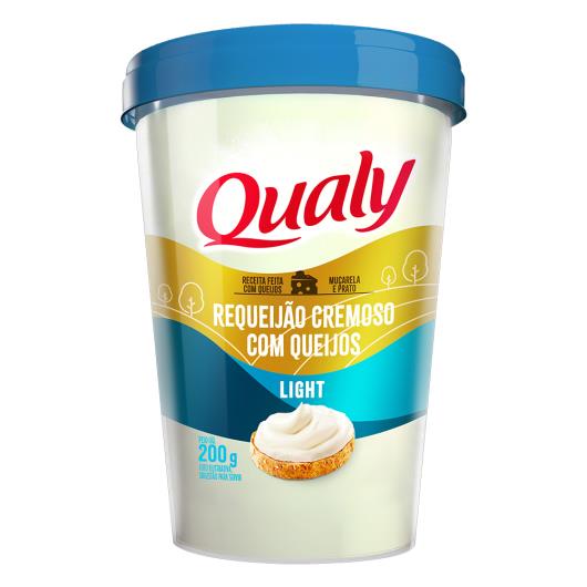 Requeijão Cremoso com Queijo Light Qualy Copo 200g - Imagem em destaque