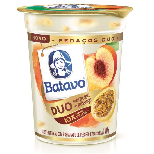 Iogurte Batavo duo maracujá+pessêgo 100g - Imagem em destaque