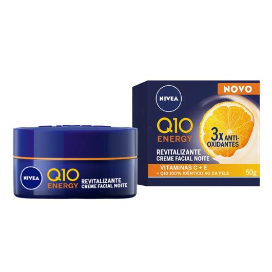 NIVEA Creme Facial Antissinais Noite Q10 Energy 50g - Imagem em destaque