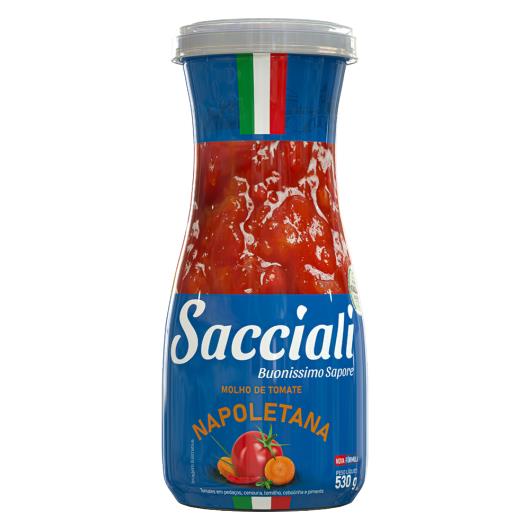 Molho de Tomate Napoletana Sacciali Vidro 530g - Imagem em destaque