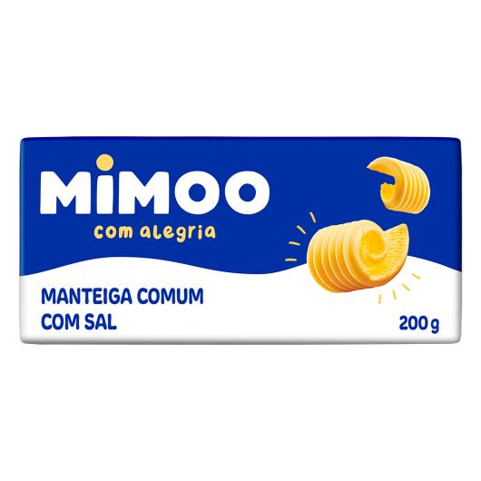 Manteiga Comum com Sal Mimoo 200g - Imagem em destaque