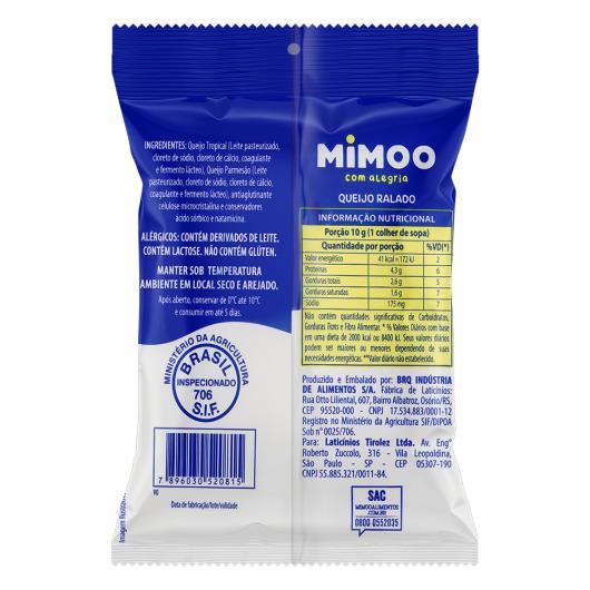 Queijo Ralado Mimoo Pacote 40g - Imagem em destaque