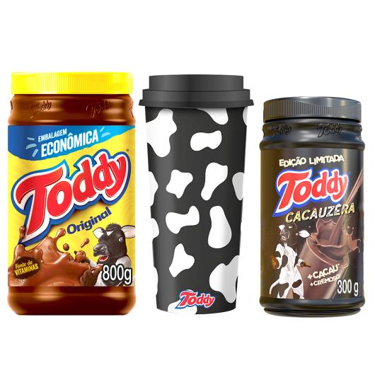 Kit Achocolatado em Pó Original 800g + Cacauzêra 300g Toddy Grátis Copo Exclusivo - Imagem em destaque