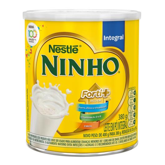 Leite em Pó Integral Nestlé Ninho Forti+ Lata 380g - Imagem em destaque