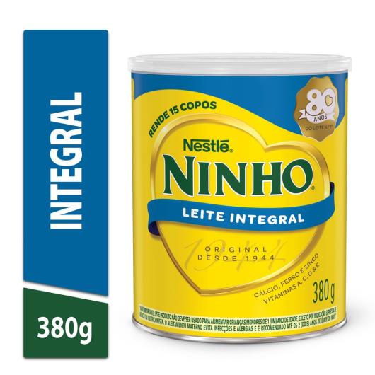 Leite em Pó Integral Nestlé Ninho Lata 380g - Imagem em destaque
