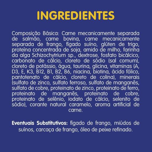 NESTLÉ PURINA FELIX FANTASTIC MIX Ração Úmida para Gatos Adultos Salmão e molho sabor Carne 85g - Imagem em destaque