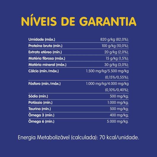 NESTLÉ PURINA FELIX FANTASTIC TIRITAS Ração Úmida para Gatos Adultos Carne 85g - Imagem em destaque