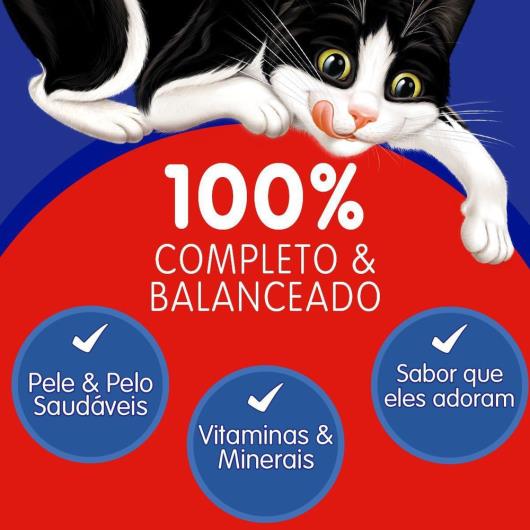 NESTLÉ PURINA FELIX FANTASTIC TIRITAS Ração Úmida para Gatos Adultos Carne 85g - Imagem em destaque